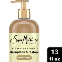 SheaMoisture Jamaican Black Castor Oil Strengthen & Restore Conditioner, 13 fl oz, 13 Fluid ounce