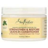 SheaMoisture Jamaican Black Castor Oil Strengthen & Restore Leave-In Conditioner, 11.5 fl oz