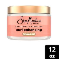 SheaMoisture Coconut & Hibiscus Curl Enhancing Smoothie, 12 oz, 12 Fluid ounce