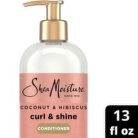 SheaMoisture Coconut & Hibiscus Curl & Shine Conditioner, 13 fl oz