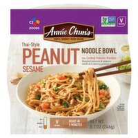 Annie Chun's Thai-Style Peanut Sesame Noodle Bowl, 8.7 oz, 9.1 Ounce