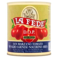 La Fede D.O.P. San Marzano Tomato with Basil, 28 oz