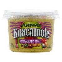 Yucatan Medium Restaurant Style Guacamole, 16 oz