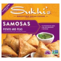 Sukhi's Potato and Peas Samosas, 10 oz