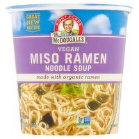 Dr. McDougall's Right Foods Vegan Miso Ramen Noodle Soup, 1.9 oz