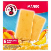 La Michoacana Mango Ice Cream Bars, 2.75 fl oz, 6 count