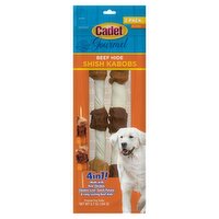 Cadet Gourmet X-Large Shish Kabobs Beef Hide Premium Dog Treats, 2 count, 5.7 oz