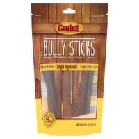 Cadet Bully Sticks Premium Dog Treats Value Pack, 6 oz