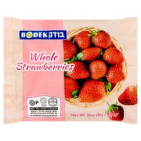 Bodek Whole Strawberries, 16 oz