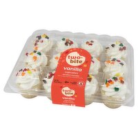 Two-Bite Vanilla Cupcakes, 10 oz, 10 Ounce