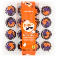 Two-Bite with Halloween-Themed Sprinkles Brownies, 14 oz