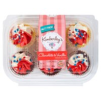 Kimberley's Bakeshoppe Chocolate & Vanilla Cupcakes, 11.2 oz