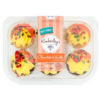 Kimberley's Bakeshoppe Chocolate & Vanilla Cupcakes, 11.2 oz