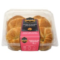 The Worthy Crumb Pastry Co. Light & Flaky Croissants, 6 count, 12 oz