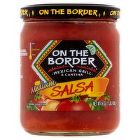 On The Border Mexican Grill & Cantina Medium Salsa, 16 oz, 16 Ounce