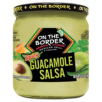 On The Border Spicy Guacamole Salsa Dips, 15 oz, 15 Ounce