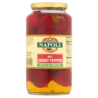 Napoli Hot Cherry Peppers, 32 fl oz