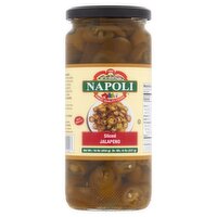 Napoli Sliced Jalapeno, 16 oz