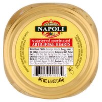 Napoli Quartered Marinated Artichoke Hearts, 6.5 oz