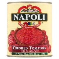 Napoli Crushed Tomatoes with Tomato Puree, 28 oz