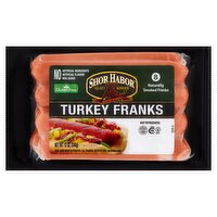 Shor Habor Turkey Franks, 8 count, 12 oz