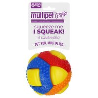 Multipet Dog Toy Theo Ball, 8 count