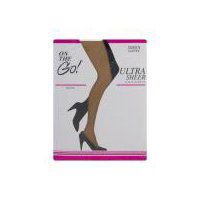 On the Go! Queen Off Black Ultra Sheer Toe, 1 Each