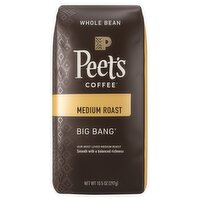 Peet's Coffee Big Bang Medium Roast Whole Bean Coffee, 10.5 oz