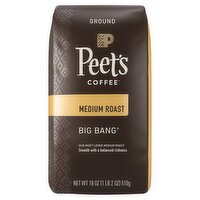 Peet's Coffee Big Bang Medium Roast Ground Coffee, 18 oz