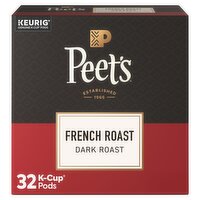 Peet's Coffee French Dark Roast K-Cup Pods, 0.42 oz, 32 count