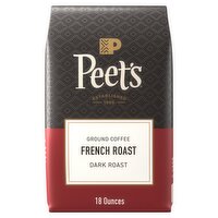 Peet's French Dark Roast Ground Coffee, 18 oz