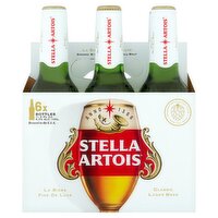 Stella Artois Classic Lager Beer, 6 count, 11.2 fl oz