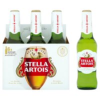Stella Artois Classic Lager Beer, 6 count, 11.2 fl oz