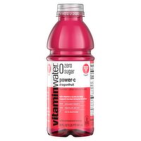 Glacéau Vitaminwater Zero Sugar Power-c Nutrient Enhanced Water Beverage, 20 fl oz