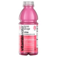 Glacéau Vitaminwater Zero Sugar Shine Strawberry Lemonade Nutrient Enhanced Water Beverage, 20 fl oz