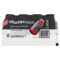 Glacéau Vitaminwater Açai Blueberry Pomegranate Nutrient Enhanced Water Beverage, 12 fl oz, 12 count