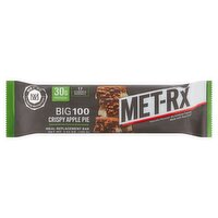 MET-Rx Big 100 Crispy Apple Pie Meal Replacement Bar, 3.52 oz