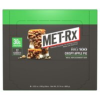 MET-Rx Crispy Apple Pie Big 100 Meal Replacement Bar, 3.52 oz, 9 count