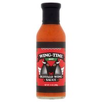 Wing-Time Нot Buffalo Wing Sauce, 13 oz, 13 Ounce