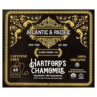Atlantic & Pacific Hartford's Chamomile Classic Herbal Tea, 1.4 oz, 48 count