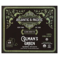 Atlantic & Pacific Gilman's Green Classic Green Tea, 2.8 oz, 48 count