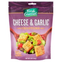 Fresh Gourmet Cheese & Garlic Croutons, 5 oz, 5 Ounce