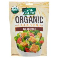 Fresh Gourmet Organic Seasoned Croutons, 4.5 oz, 4.5 Ounce