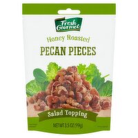 Fresh Gourmet Honey Roasted Pecan Pieces Salad Topping, 3.5 oz, 3.5 Ounce