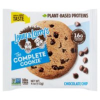 Lenny & Larry's The Complete Cookie Chocolate Chip Cookie, 4 oz, 4 Ounce