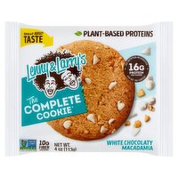 Lenny & Larry's The Complete Cookie White Chocolaty Macadamia Cookie, 4 oz, 4 Ounce