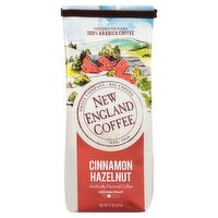 New England Coffee Cinnamon Hazelnut Medium Roast 100% Arabica Coffee, 11 oz