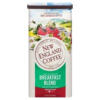 New England Coffee Breakfast Blend Decaffeinated Medium Roast 100% Arabica Coffee, 10 oz