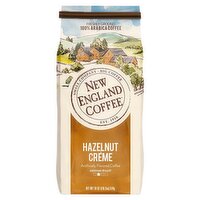 New England Coffee Hazelnut Creme Medium Roast Freshly Ground 100% Arabica Coffee, 18 oz