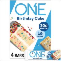 ONE Birthday Cake Protein Bar, 2.12 oz, 4 count
